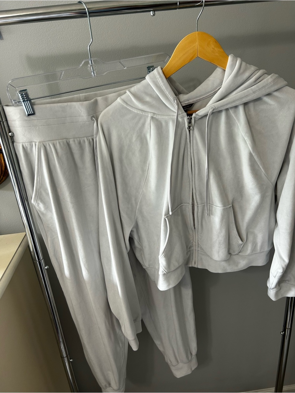 Bridal Victoria’s Secret Velour Zip Hoodie & Jogger Set